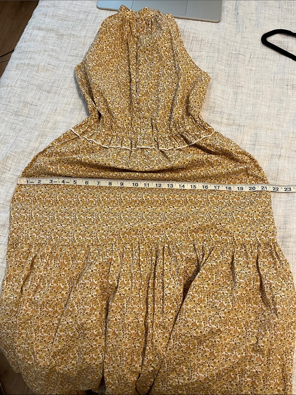 Christy Dawn Reese dress in daffodil blooming meadow - Picture 10 of 12